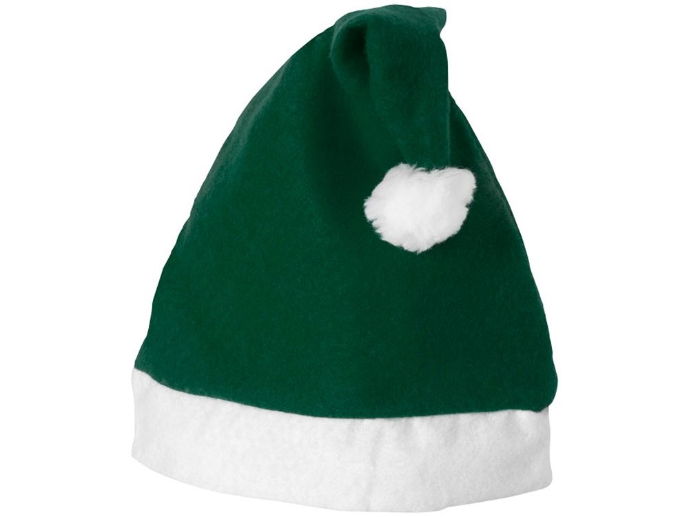 Новогодняя шапка, зеленый/белый 56