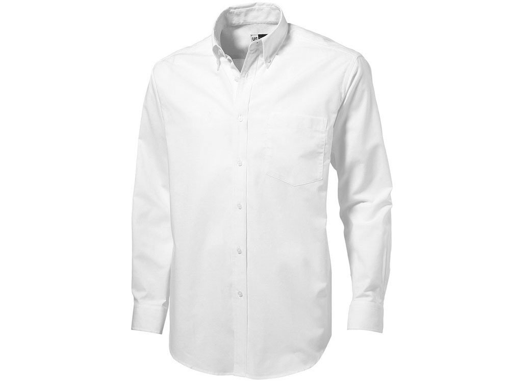 Рубашка "Aspen" мужская с длинным рукавом, белый XL