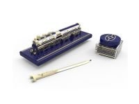 Набор «Orient Express»: ручка, перьевая с подставкой, нож для бумаги, чернила, грип-секция для роллера