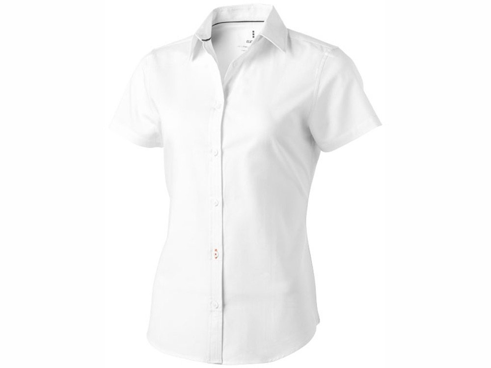 Рубашка "Manitoba" женская с коротким рукавом, белый 2XL