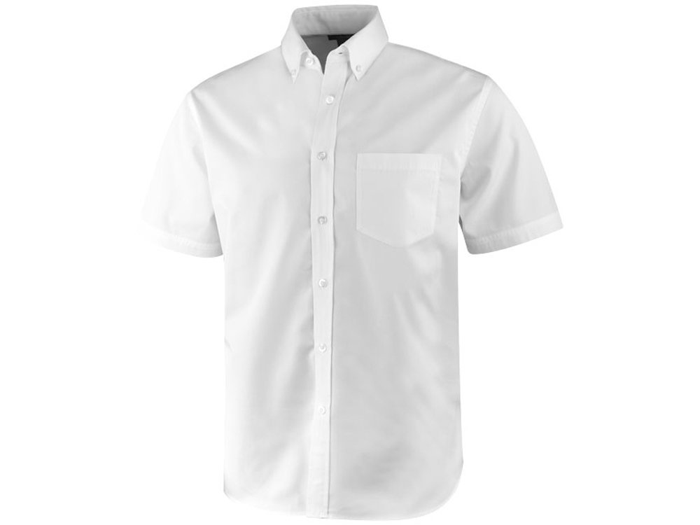 Рубашка "Stirling" мужская с коротким рукавом, белый 2XL