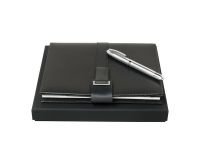 Подарочный набор: блокнот А5, ручка перьевая (HPMP662B)