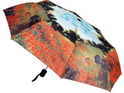 Набор «Моне. Поле маков»: платок, складной зонт